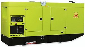 Дизельный генератор Pramac GSW 550 P в кожухе с АВР