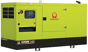 Дизельный генератор Pramac GSW 140 I в кожухе