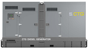 Дизельный генератор CTG 220C в кожухе