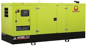Дизельный генератор Pramac GSW 200 P в кожухе с АВР