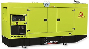 Дизельный генератор Pramac GSW 460 V в кожухе с АВР