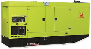 Дизельный генератор Pramac GSW 470 P в кожухе с АВР