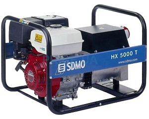 Бензиновый генератор SDMO HX 5000 TC (HX 5000 TS)